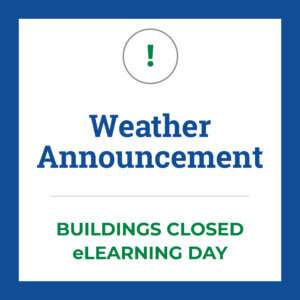 No School, E-Learning Day, Thursday, December 16, 2021