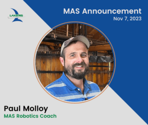 Meet MAS Robotics Coach Paul Molloy