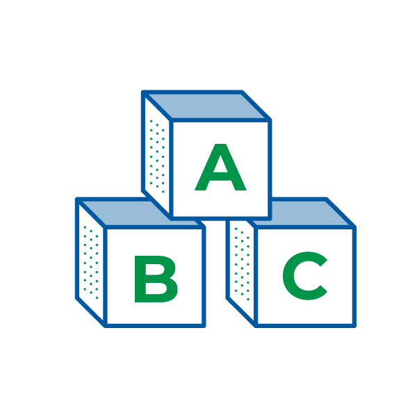 Building blocks icon
