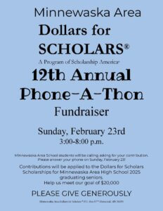 12th Annual Dollars for Scholars Phone-A-Thon Fundraiser