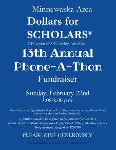 13th Annual Dollars for Scholars Phone-A-Thon Fundraiser